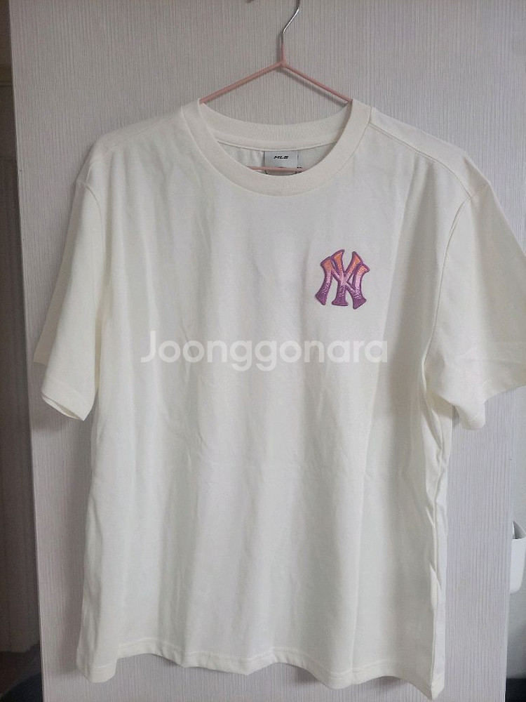 MLB 뉴욕 양키스 반팔티 165 아이보리(새상품)--4