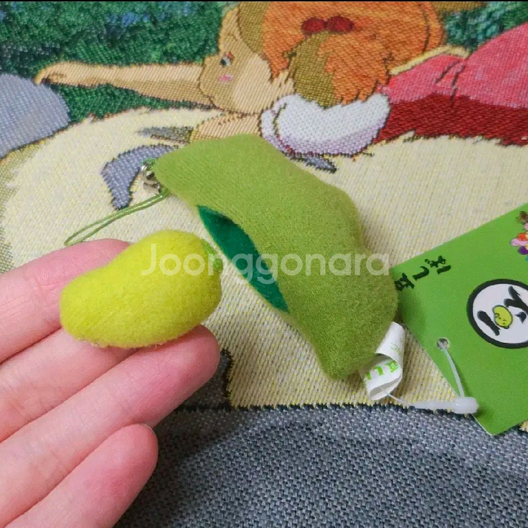 [일본정품] 고전 마메시바 콩 강아지 인형 스트랩 키링--1