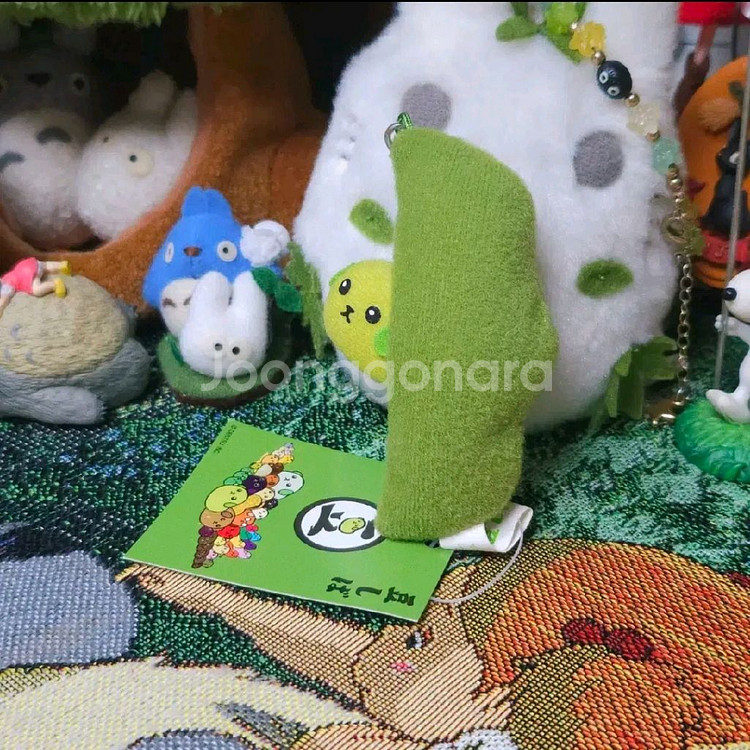 [일본정품] 고전 마메시바 콩 강아지 인형 스트랩 키링--3