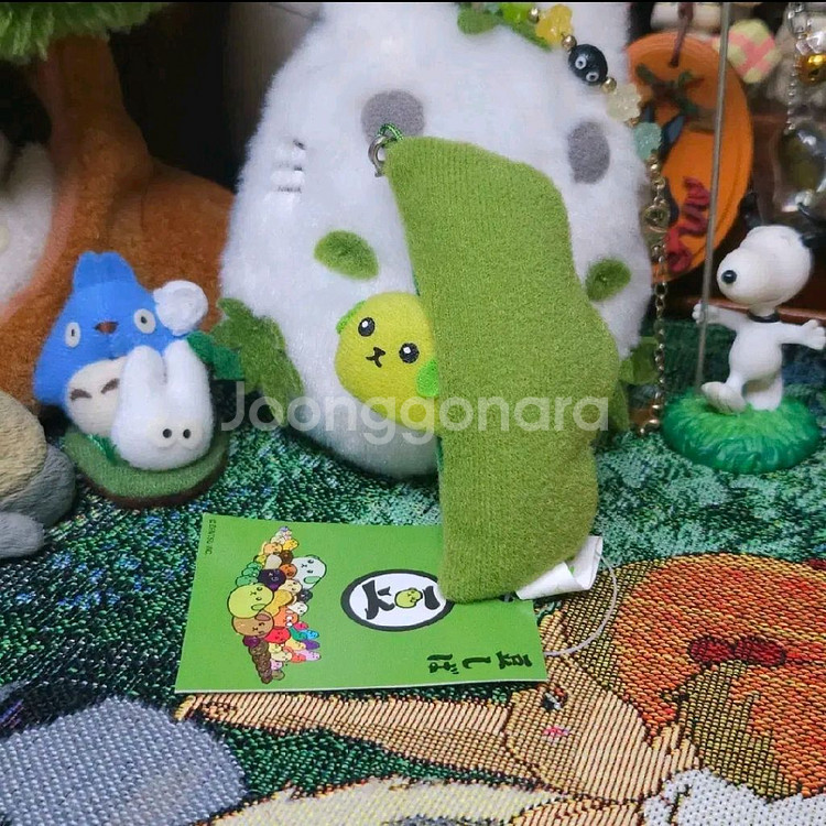 [일본정품] 고전 마메시바 콩 강아지 인형 스트랩 키링--2
