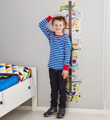 이케아 ROKNAS 키재기 스티커 이미지