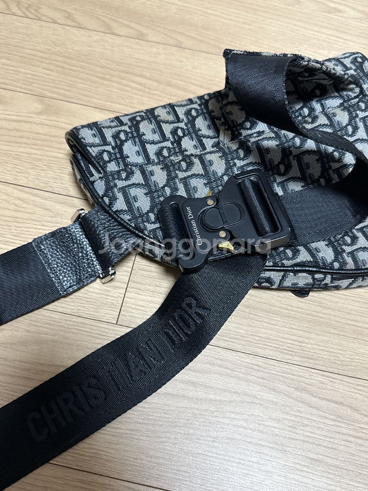 디올 오블리크 새들백--4