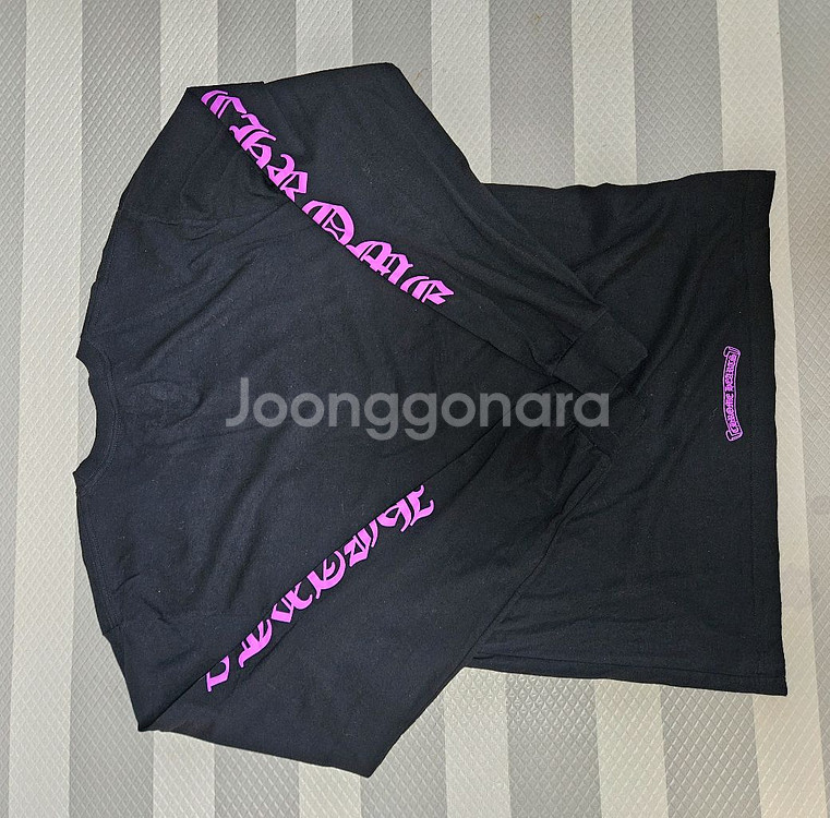 크롬하츠 레터링 롱슬리브--1