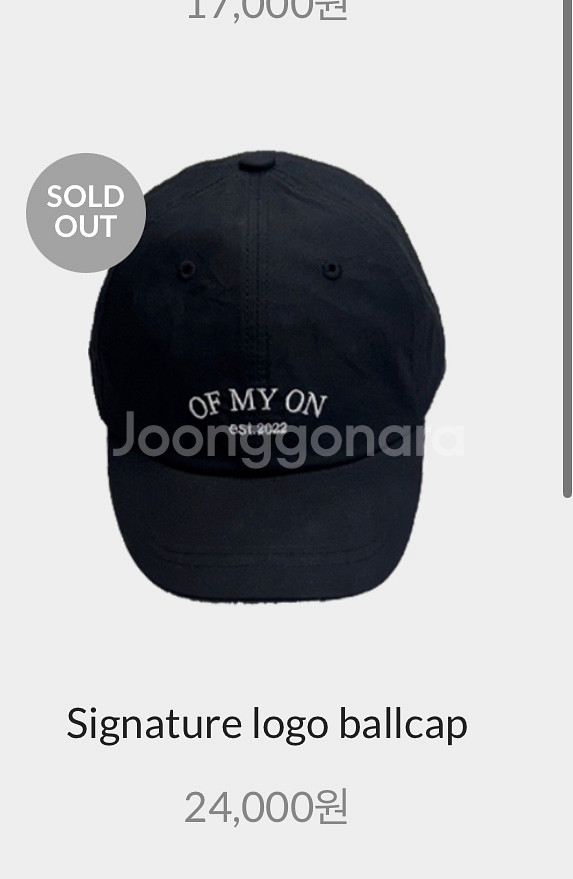 옵마이온 모자--0