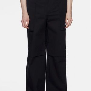 [48] 우영미 22SS 블랙 와이드 카고 팬츠