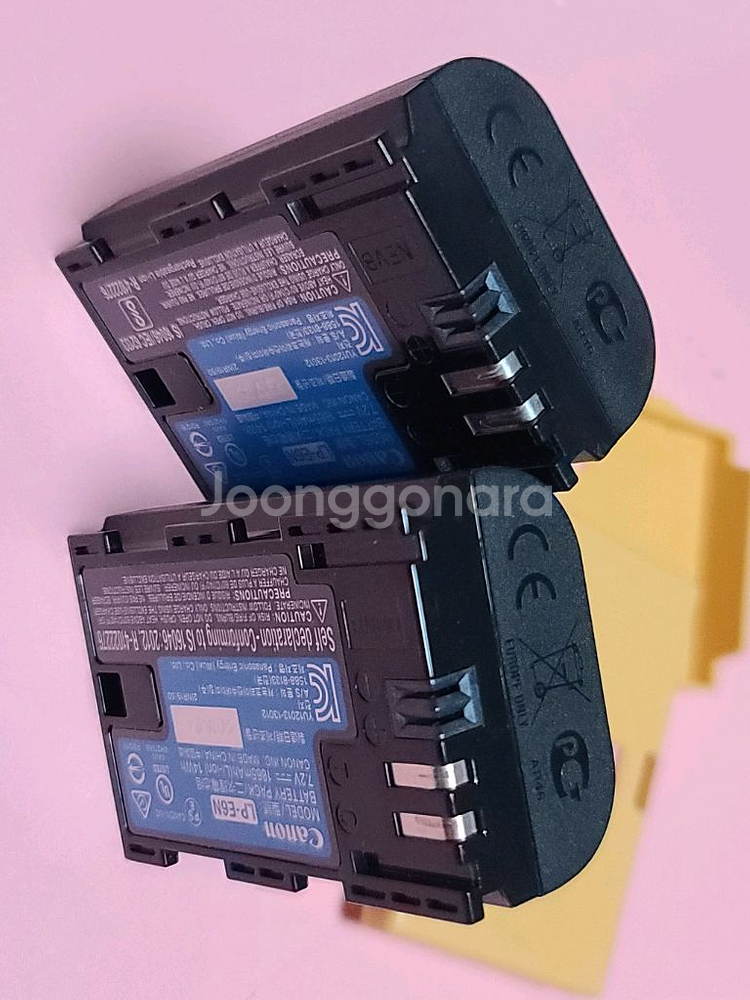 캐논 LP-E6N 2개 (1칸)--5