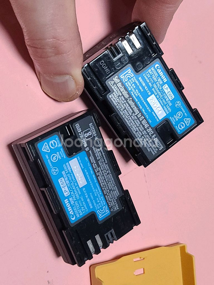 캐논 LP-E6N 2개 (1칸)--7