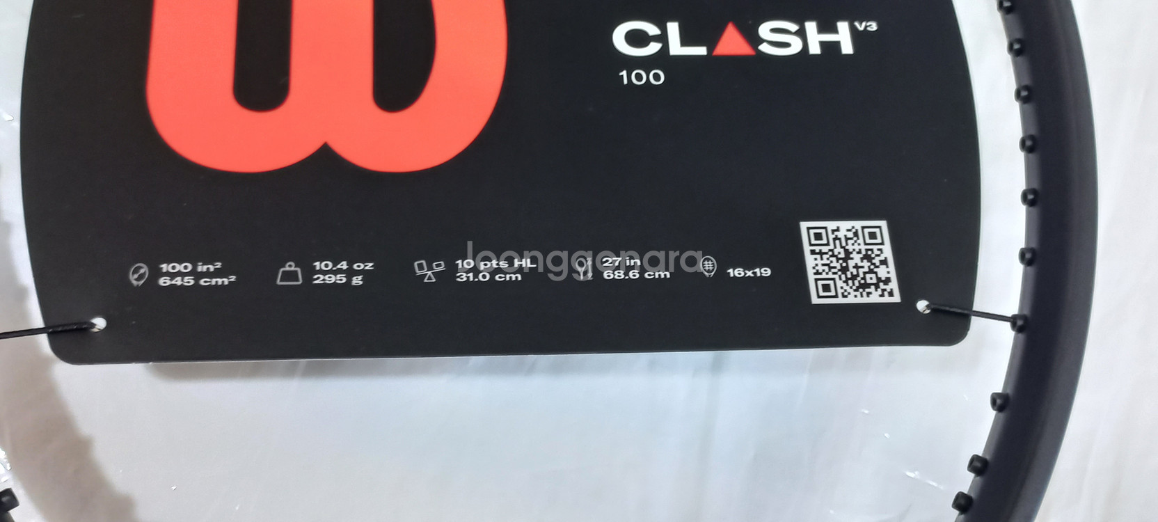 테니스라켓 윌슨 2025 클래시 100 (295g)--5