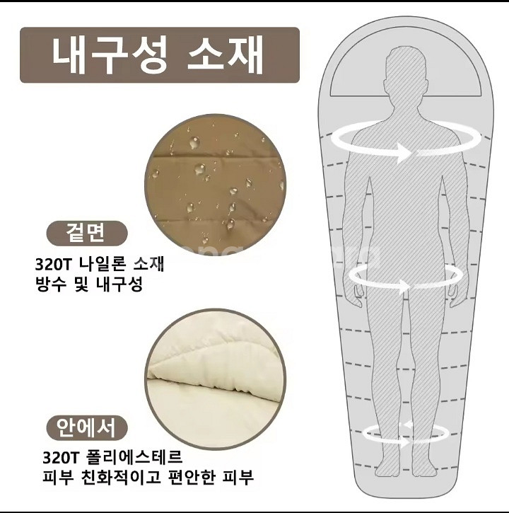 [새제품] 캠핑매트 캠핑침낭--1