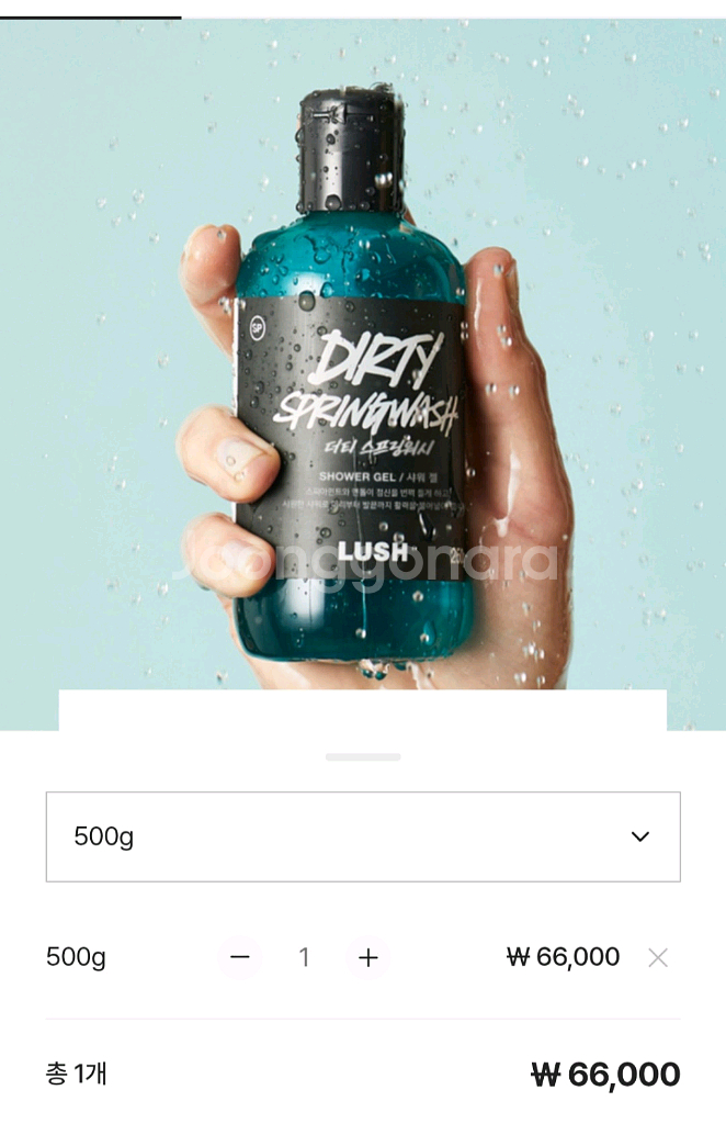 러쉬 LUSH 더티 스프링워시 샤워젤 바디워시--0