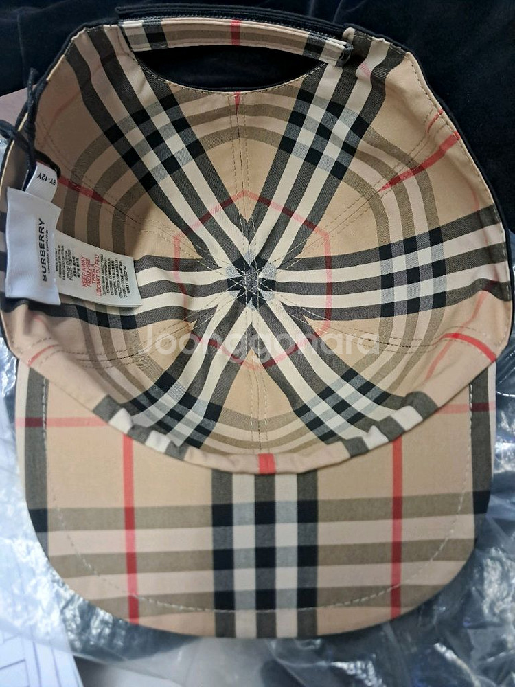 버버리 키즈 리버서블 모자 새상품--4