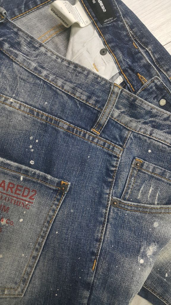 디스퀘어드2 정품(사방스판) 청반바지 32인치 이태리판 이미지