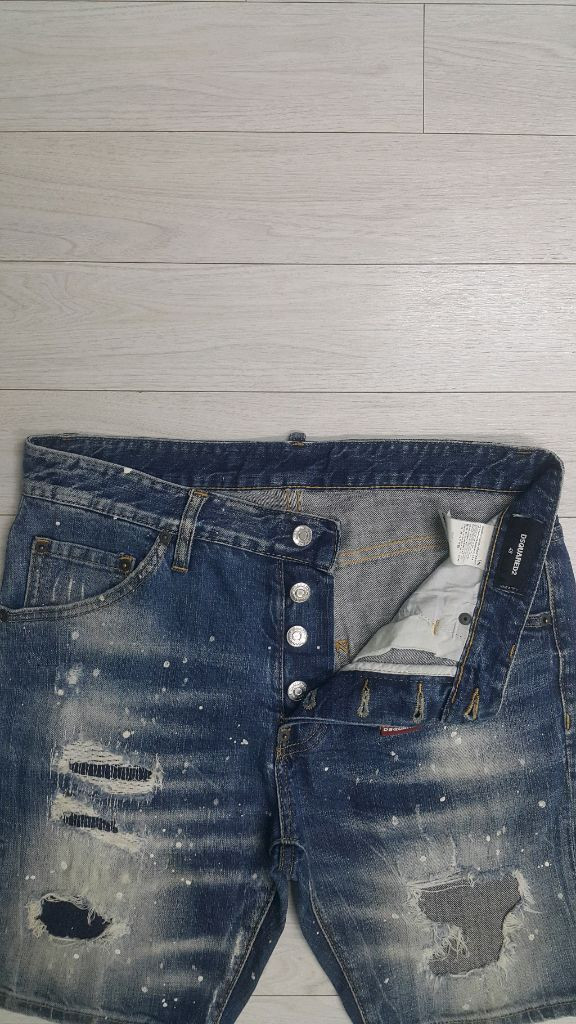 디스퀘어드2 정품(사방스판) 청반바지 32인치 이태리판 이미지