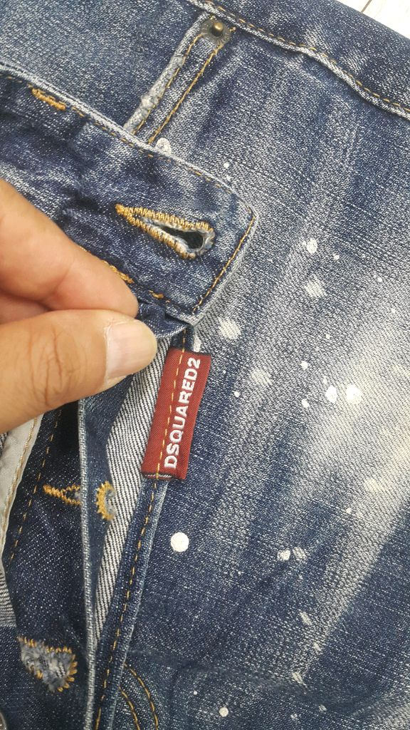 디스퀘어드2 정품(사방스판) 청반바지 32인치 이태리판 이미지