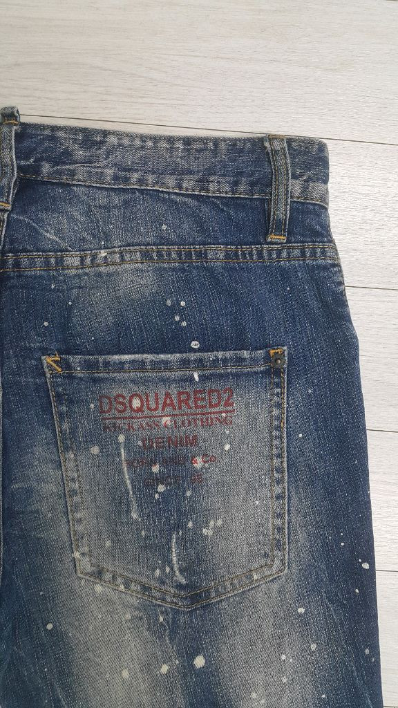 디스퀘어드2 정품(사방스판) 청반바지 32인치 이태리판 이미지
