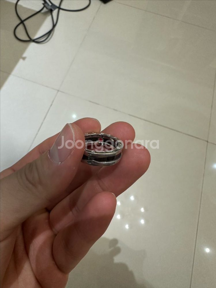 61호)불가리 세이브더칠드런 반지--4