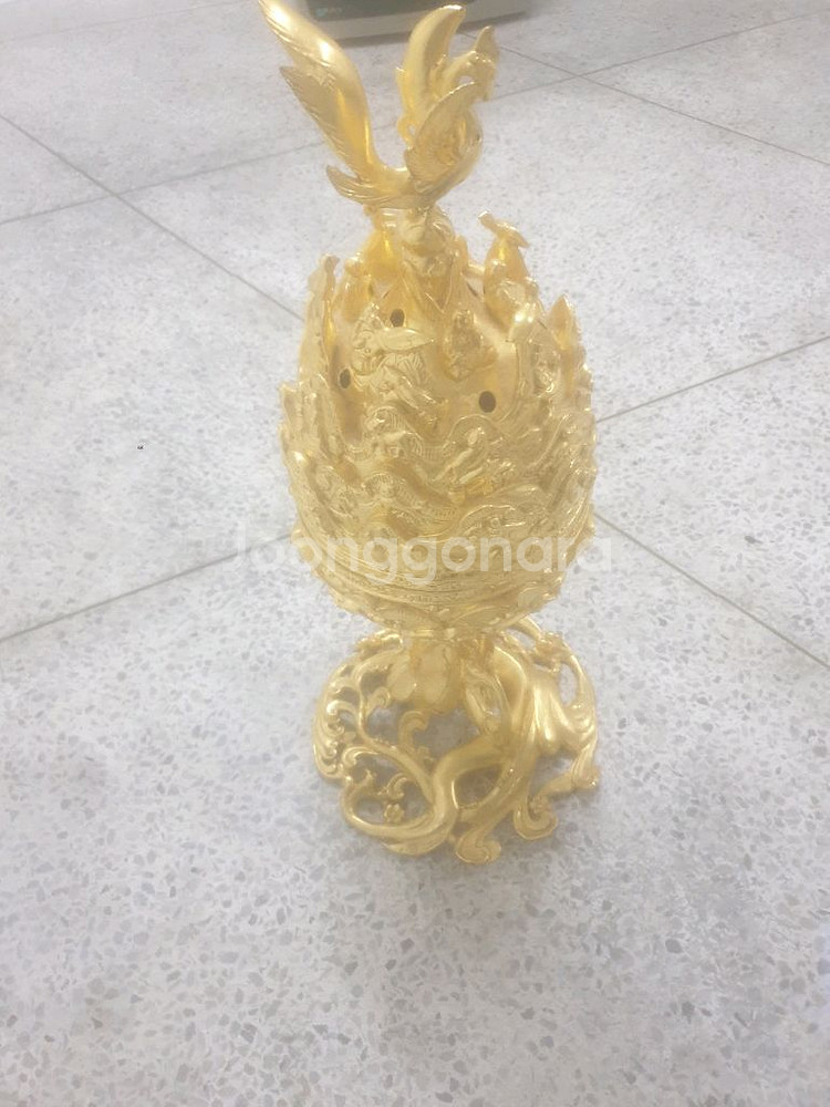 벽제 금동 향로 팝니다--3