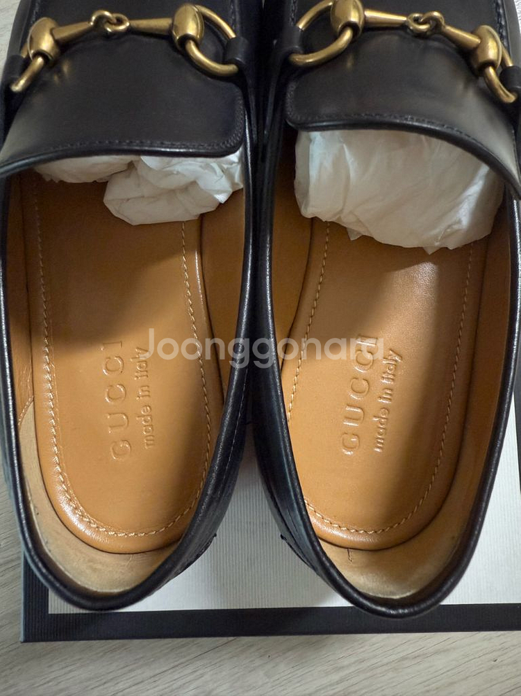 구찌 홀스빗 조르단 로퍼 블랙 265mm--4