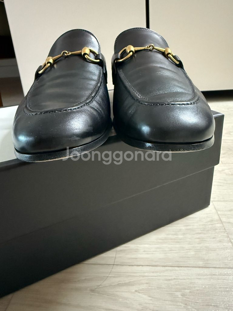 구찌 홀스빗 조르단 로퍼 블랙 265mm--7
