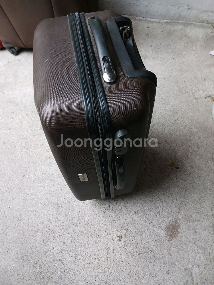 브라운 기내용 4바퀴 하드 캐리어 21인피--0