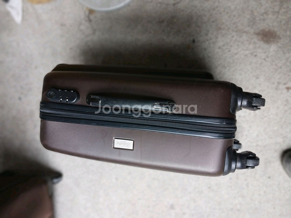 브라운 기내용 4바퀴 하드 캐리어 21인피--3