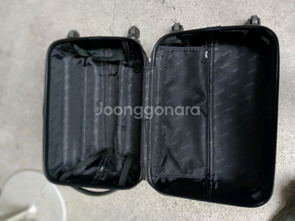 브라운 기내용 4바퀴 하드 캐리어 21인피--5