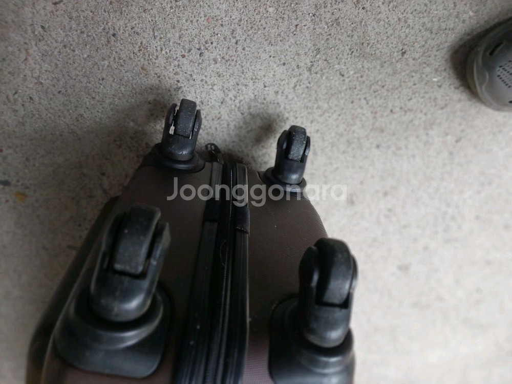 브라운 기내용 4바퀴 하드 캐리어 21인피--4