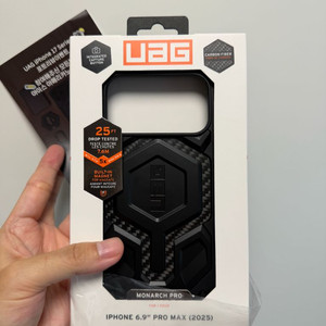 UAG 아이폰 17 프로맥스 모나크 캡버전 카본파이버(