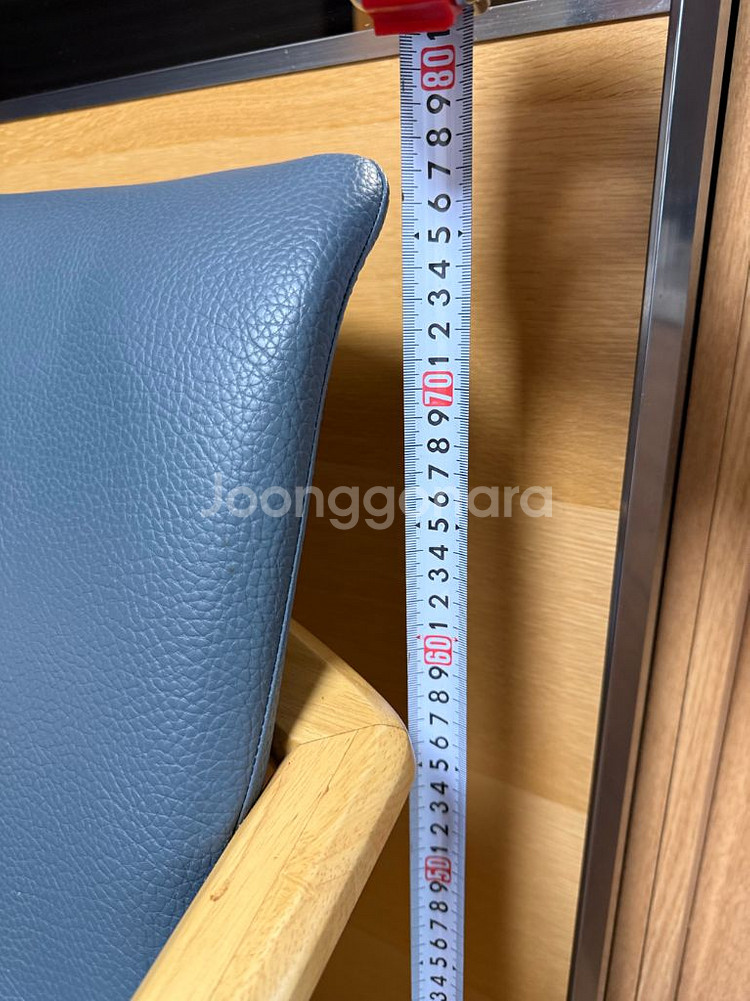 원목 가죽 거실의자 식탁의자 체어 우드 쇼파 이케아 한--4