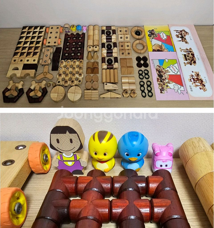 에드토이 에듀토이 200PCS(원목자석블럭 edtoy)--1