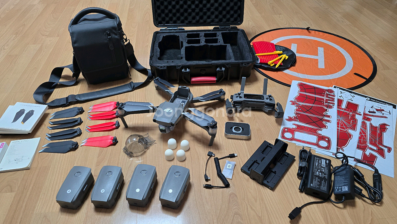 DJI 매빅2 프로 콤보및 추가배터리 팝니다.--9