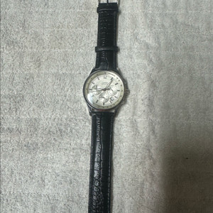 LLOYD 크로노그래프 실버 남성 시계 (새스트랩)