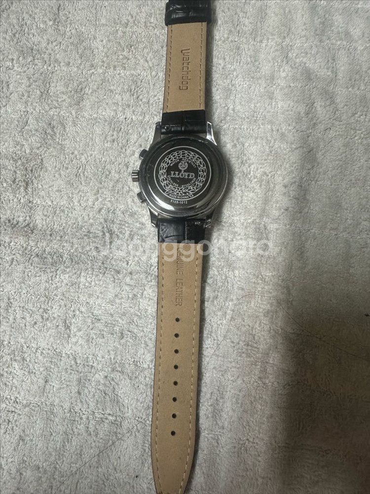 LLOYD 크로노그래프 실버 남성 시계 (새스트랩)--5