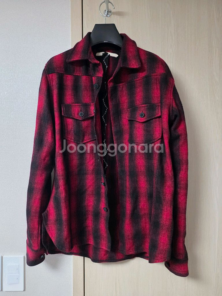 Off-White 체크 남방 셔츠 L--1