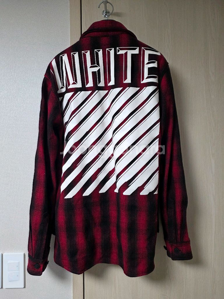 Off-White 체크 남방 셔츠 L--3