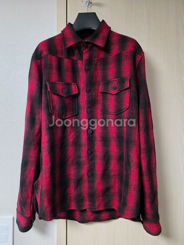 Off-White 체크 남방 셔츠 L--5