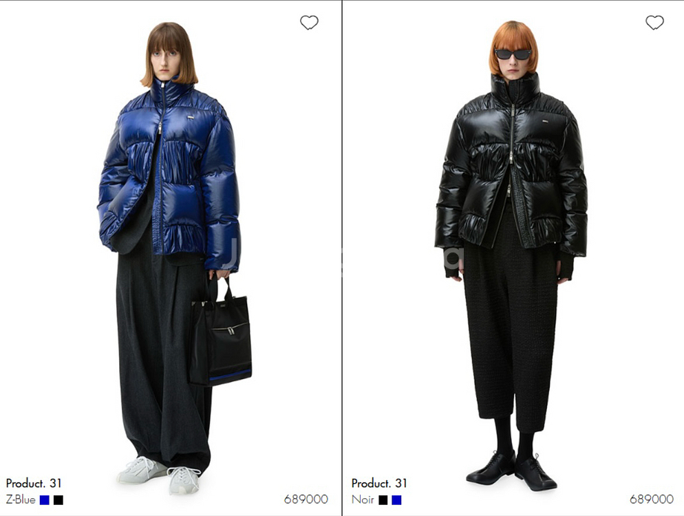 아더에러 product31 패딩xl 블루--0