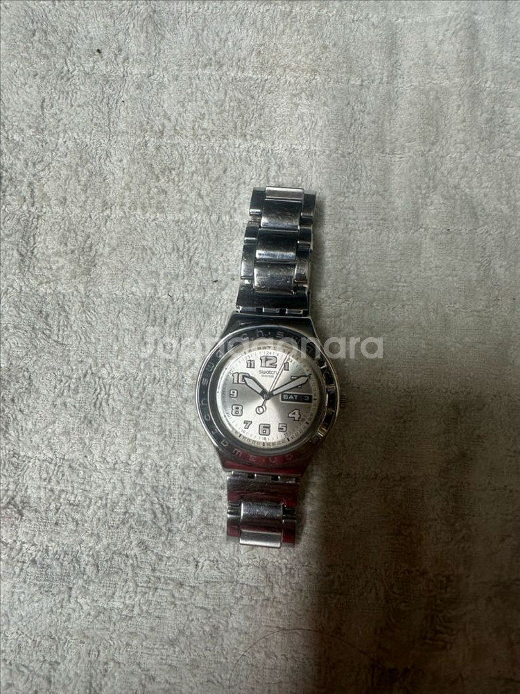 스와치 아이러니 메탈 빈티지 시계 판매합니다--0