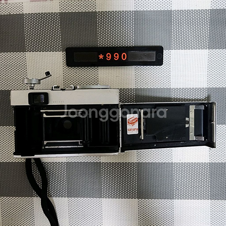 코니카 C 35 플래시매틱 필름카메라 실버바디--4