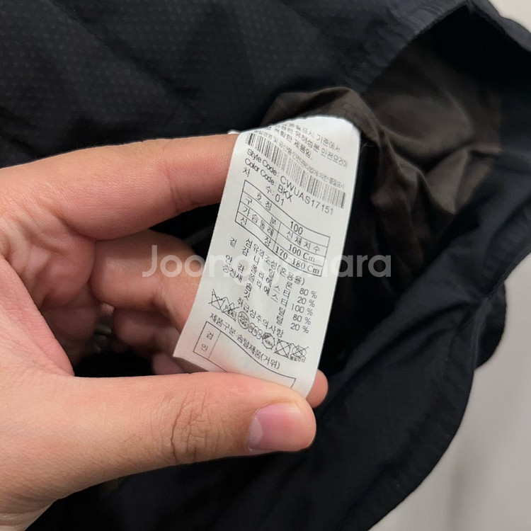 커스텀멜로우 덕다운 퀼팅 버튼 경량 패딩 조끼--3