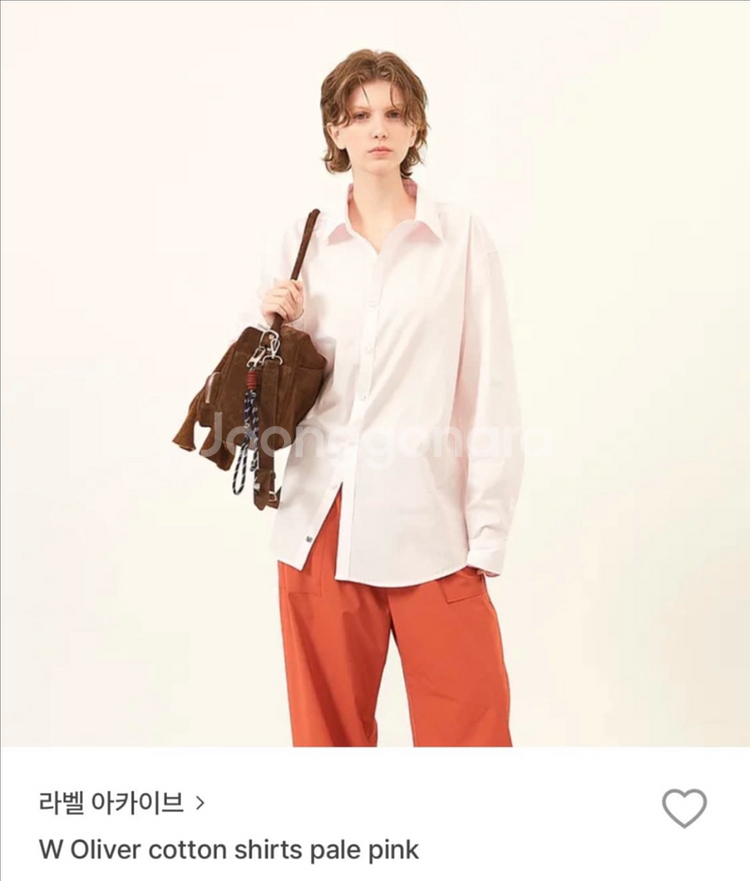 라벨아카이브 oliver cotton shirt--0
