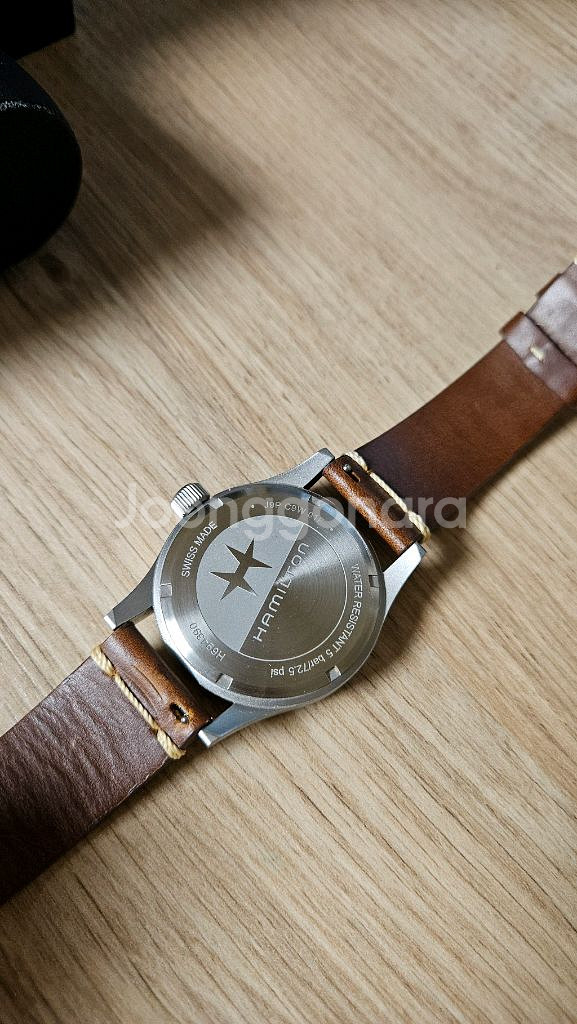 해밀턴 카키 필드 메카니컬 시계--1