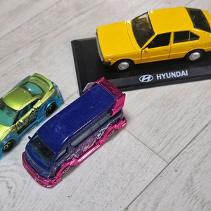 현대 포니 및 마조렛 이타샤 다이캐스트 모형 자동차