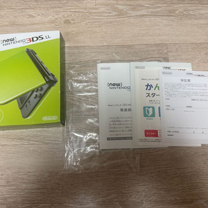 뉴 닌텐도 3ds xl 라임블랙 박스