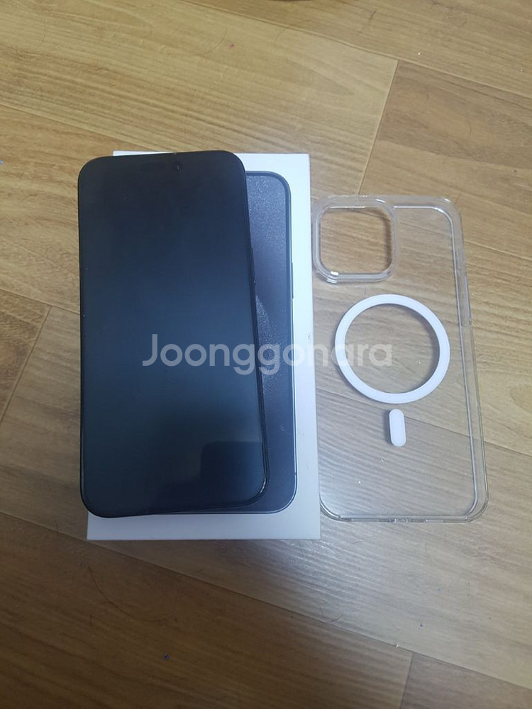 아이폰15 프로맥스 256GB 블랙 티타늄 판매 급처--5