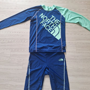노스페이스 래쉬가드150 /외150~160 /2벌일괄
