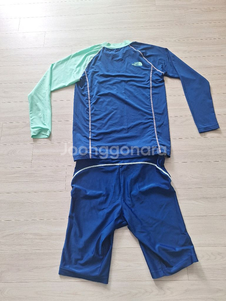 노스페이스 래쉬가드150 /외150~160 /2벌일괄--1