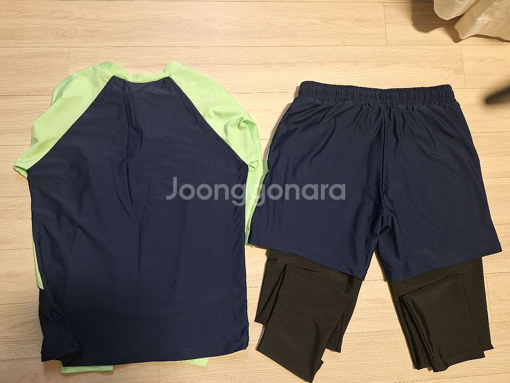 노스페이스 래쉬가드150 /외150~160 /2벌일괄--4