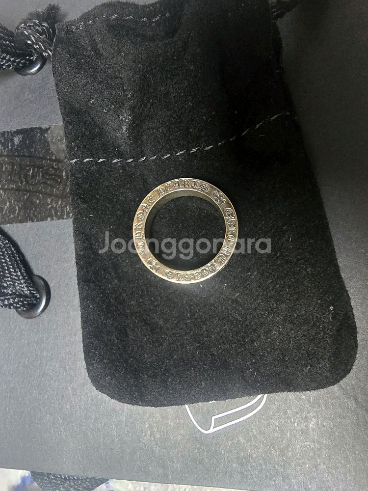 크롬하츠 퍽유링 us7호 새상품 팝니다--0