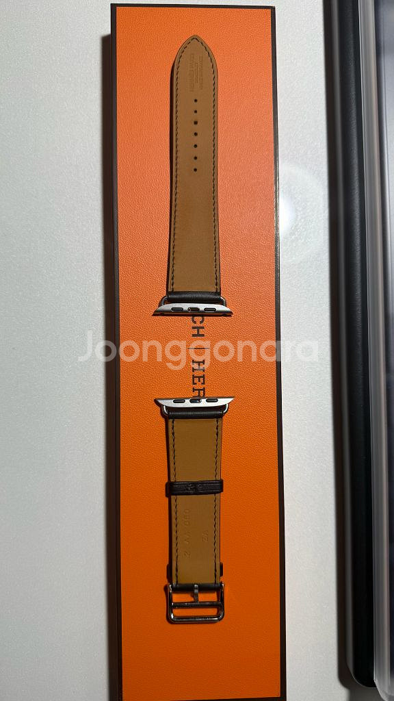 애플워치 에르메스 누아 싱글투어 46mm 팝니다.--1